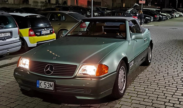 Mercedes-Benz SL cena 145000 przebieg: 99992, rok produkcji 1992 z Kraków małe 704